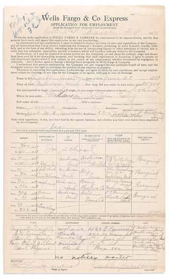 (CALIFORNIA.) Group of California manuscripts and ephemera.